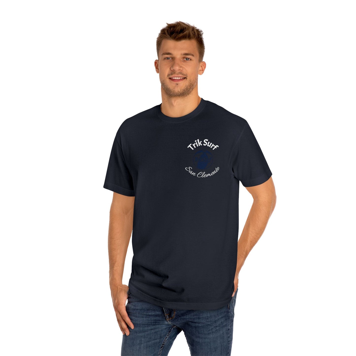 San Clemente Surf Tee — "Ride the Wave" Beach Graphic T-Shirt Printify
