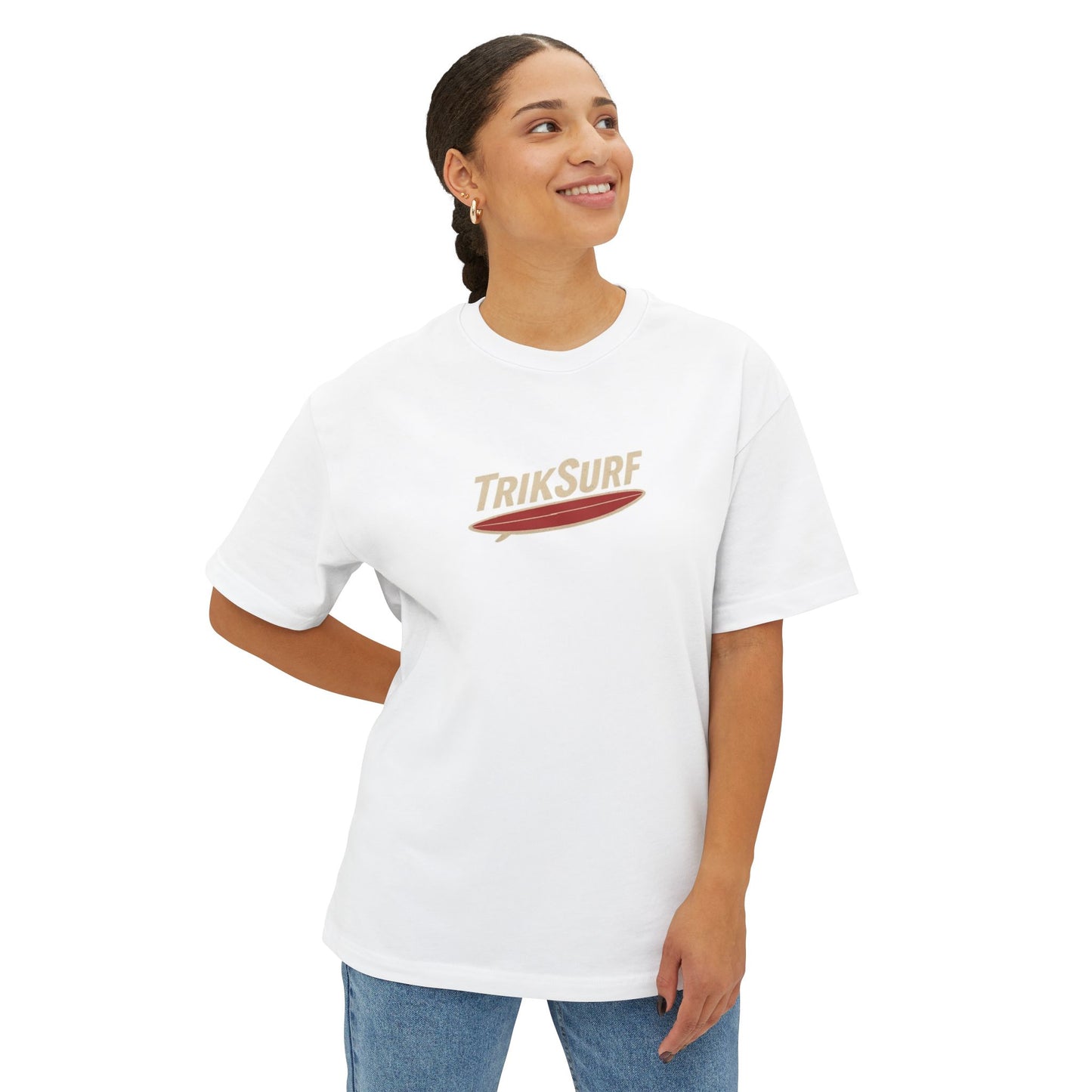 Surf-Inspired Unisex Oversized Tee, Casual Summer Essentials, Beachwear, Casual fit.
