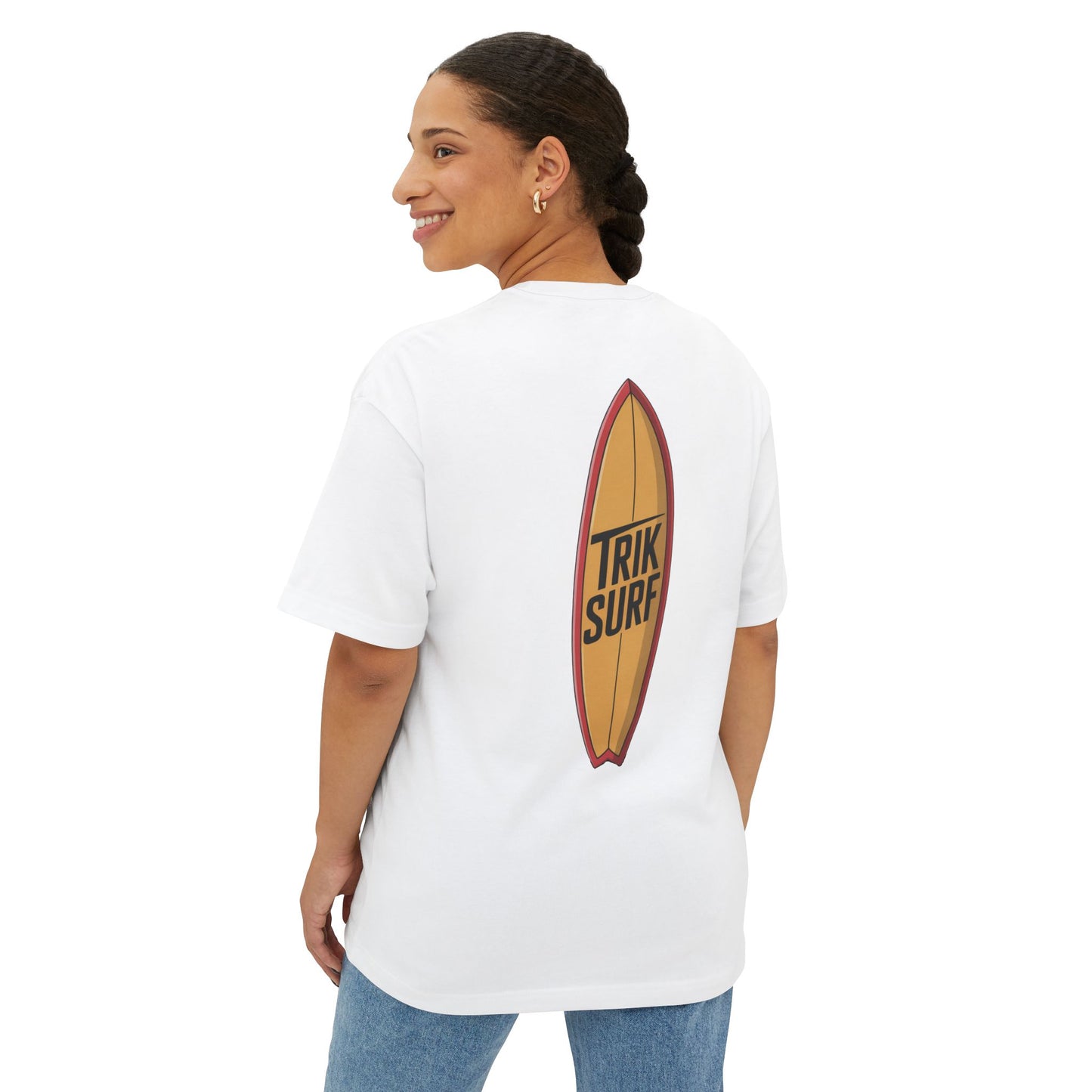 Surf-Inspired Unisex Oversized Tee, Casual Summer Essentials, Beachwear, Casual fit.