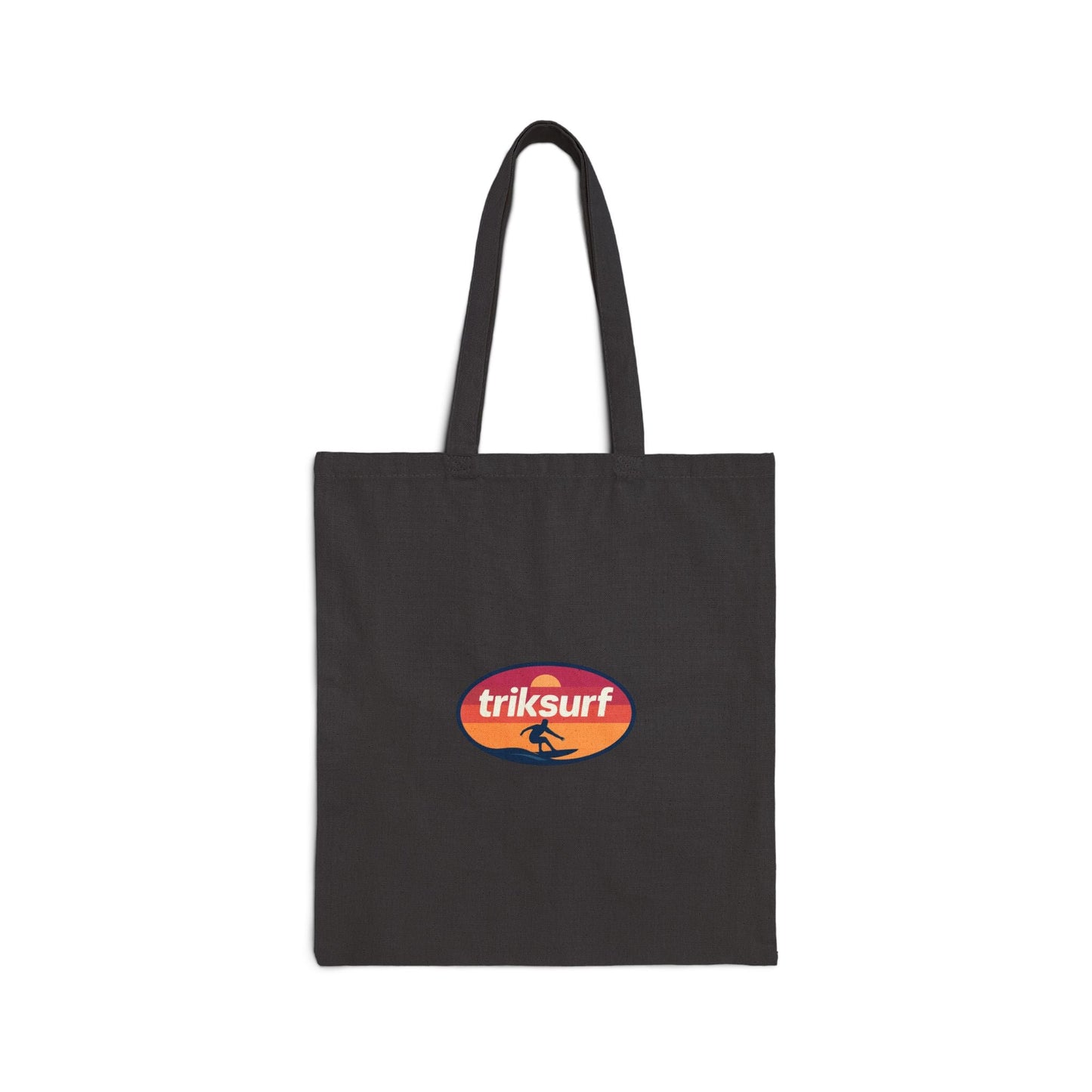 Surf Logo Canvas Tote Bag — Trik Surf Eco-Friendly Beach Tote Printify