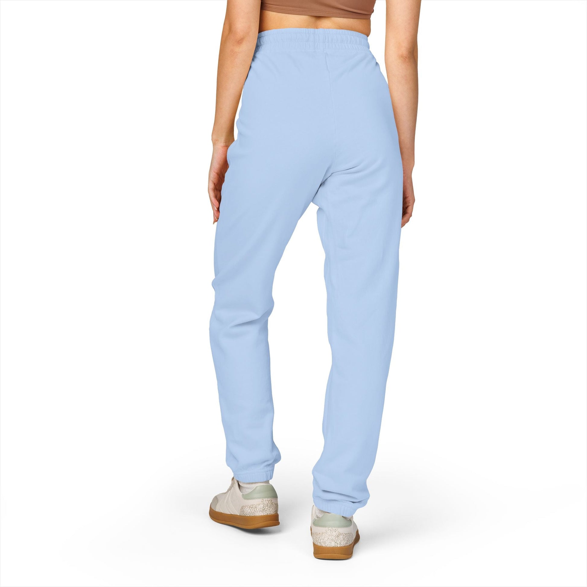 Chic Unisex Garment-Dyed Fleece Sweatpants for Comfort & Style Printify