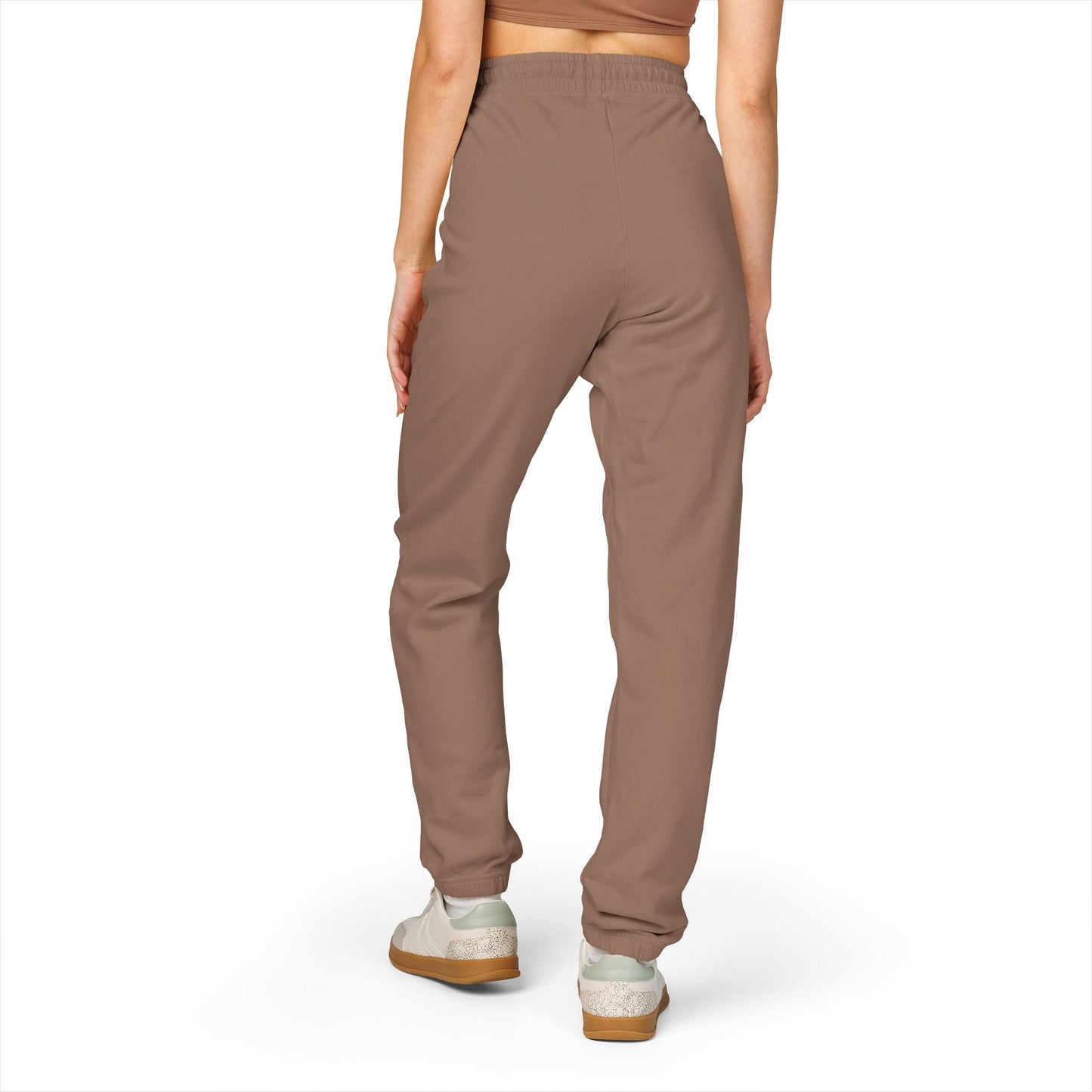 Chic Unisex Garment-Dyed Fleece Sweatpants for Comfort & Style Printify