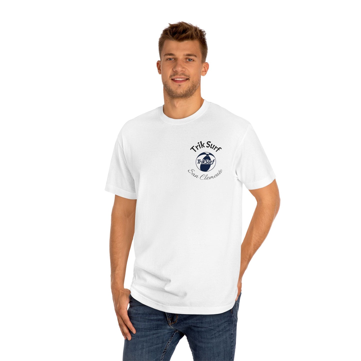 San Clemente Surf Tee — "Ride the Wave" Beach Graphic T-Shirt Printify