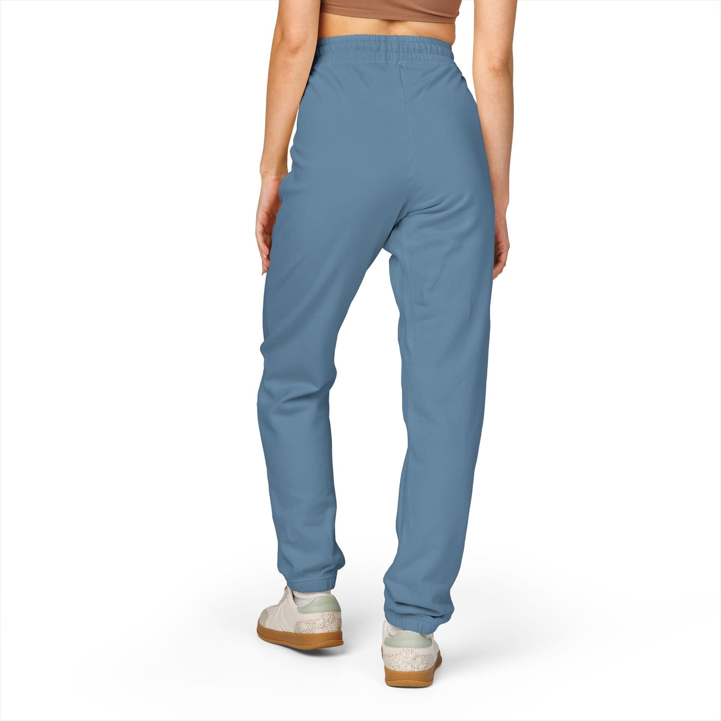 Chic Unisex Garment-Dyed Fleece Sweatpants for Comfort & Style Printify