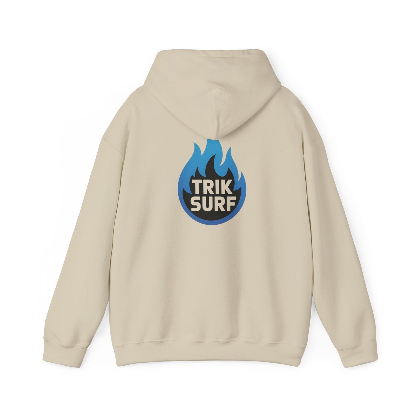 TRIK SURF Hoodie – Unisex Heavy Blend™ | Perfect for Surf Lovers, Casual Wear, Beach Days, Gift for Water Sports Enthusiasts Printify