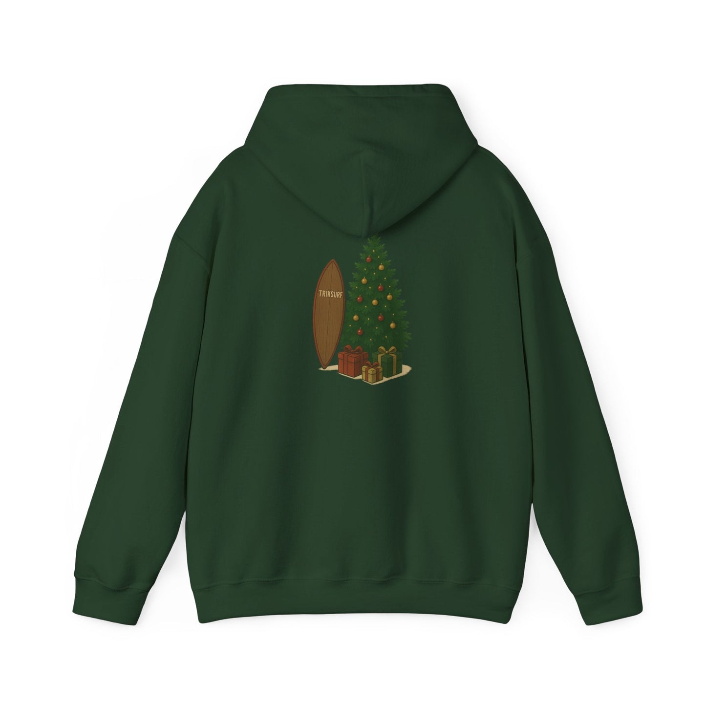 Cozy Holiday Sweatshirt with Christmas Tree Design Printify