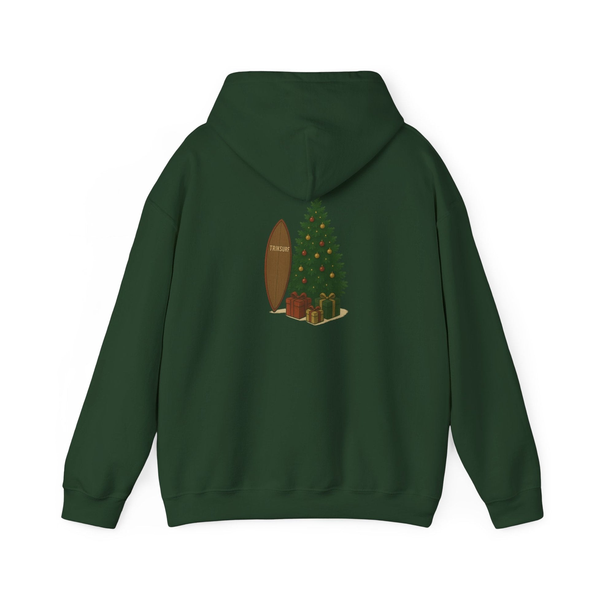 Cozy Holiday Sweatshirt with Christmas Tree Design Printify