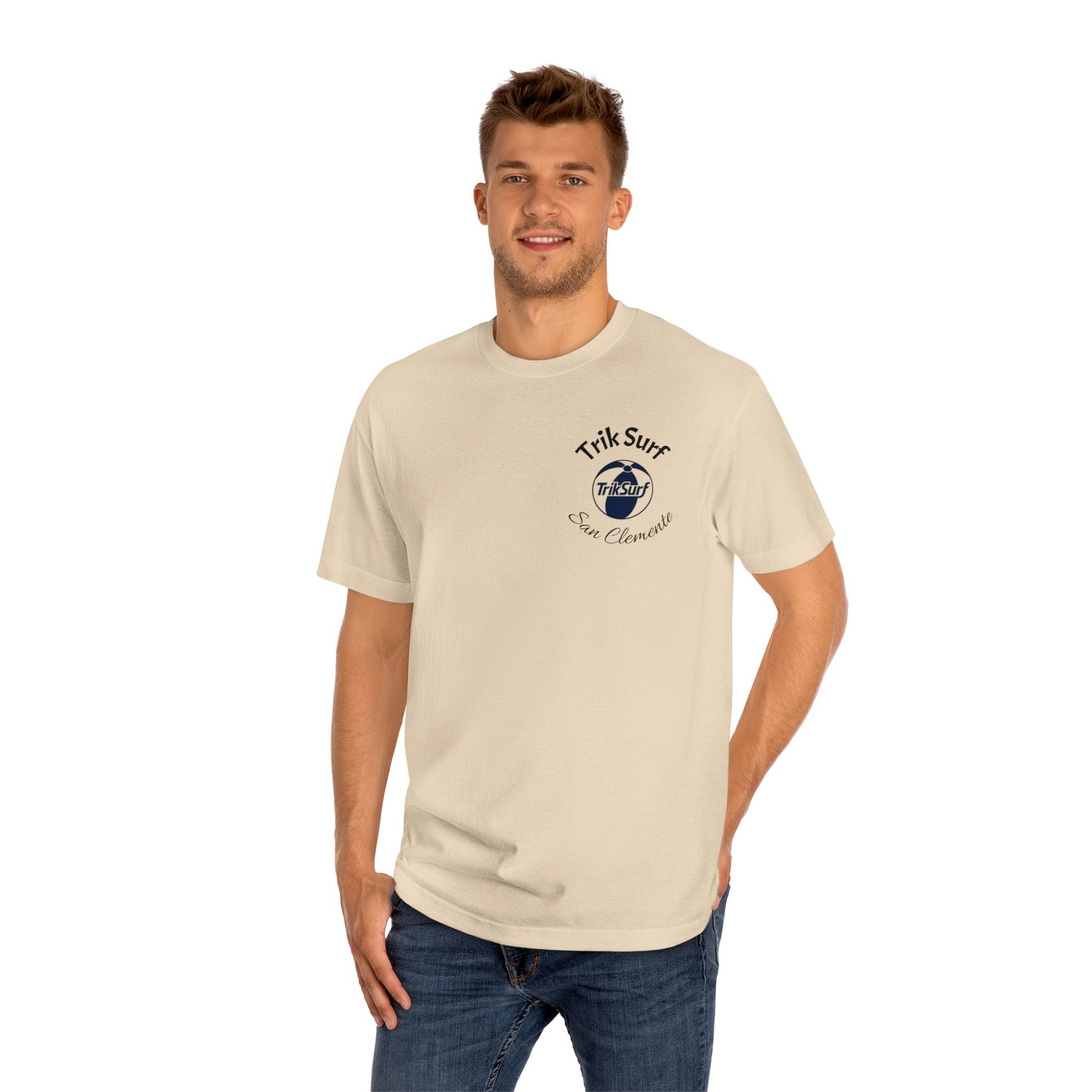 San Clemente Surf Tee — "Ride the Wave" Beach Graphic T-Shirt Printify