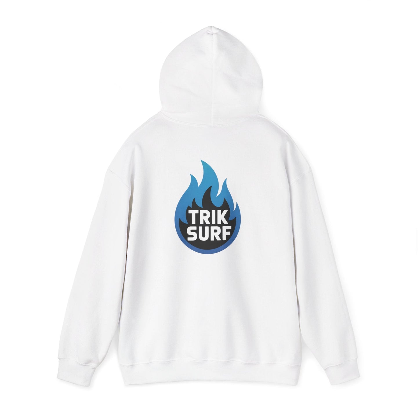 TRIK SURF Hoodie – Unisex Heavy Blend™ | Perfect for Surf Lovers, Casual Wear, Beach Days, Gift for Water Sports Enthusiasts Printify