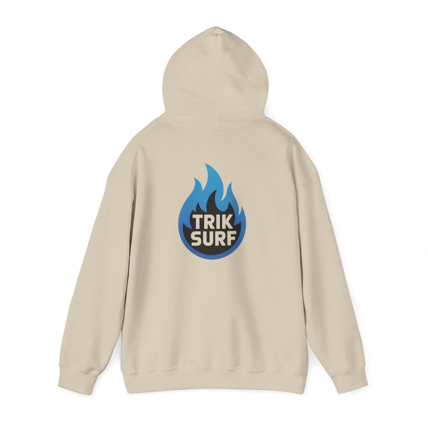 TRIK SURF Hoodie – Unisex Heavy Blend™ | Perfect for Surf Lovers, Casual Wear, Beach Days, Gift for Water Sports Enthusiasts Printify