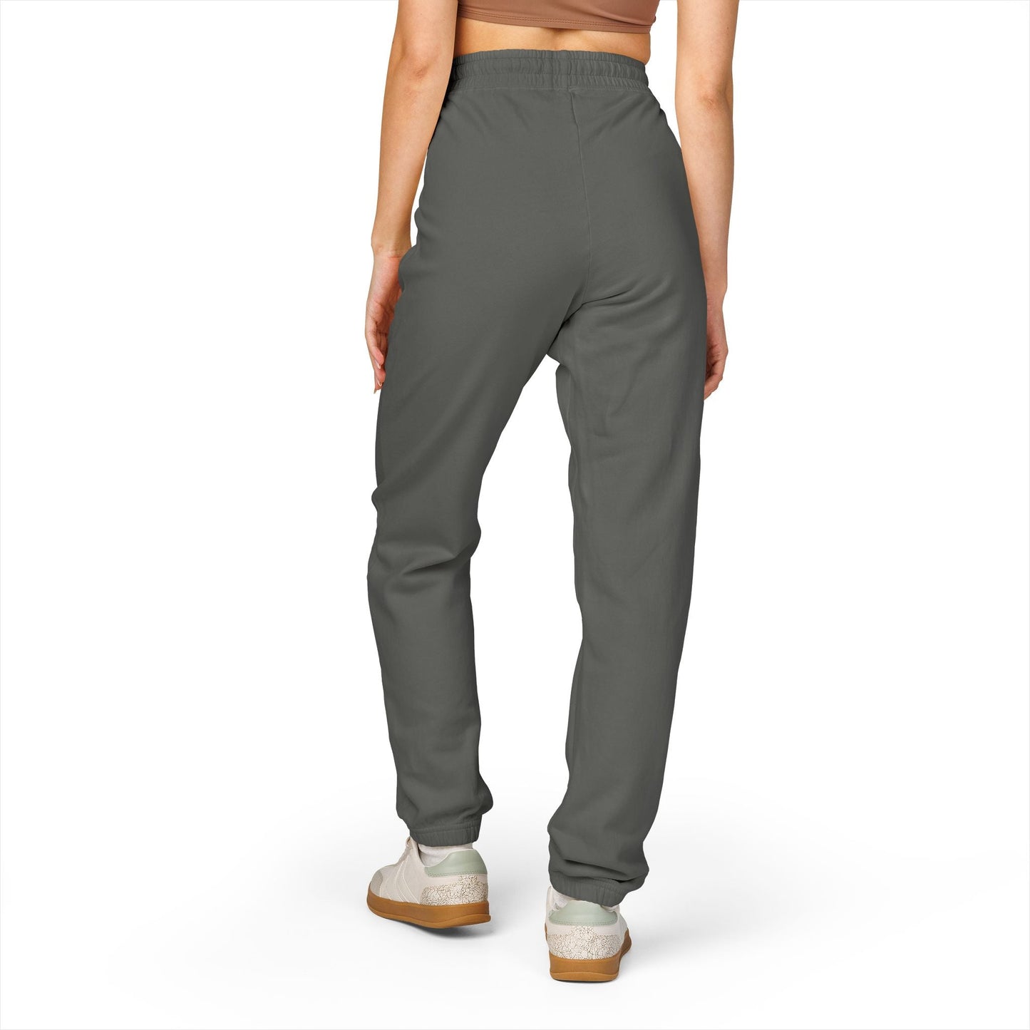 Chic Unisex Garment-Dyed Fleece Sweatpants for Comfort & Style Printify