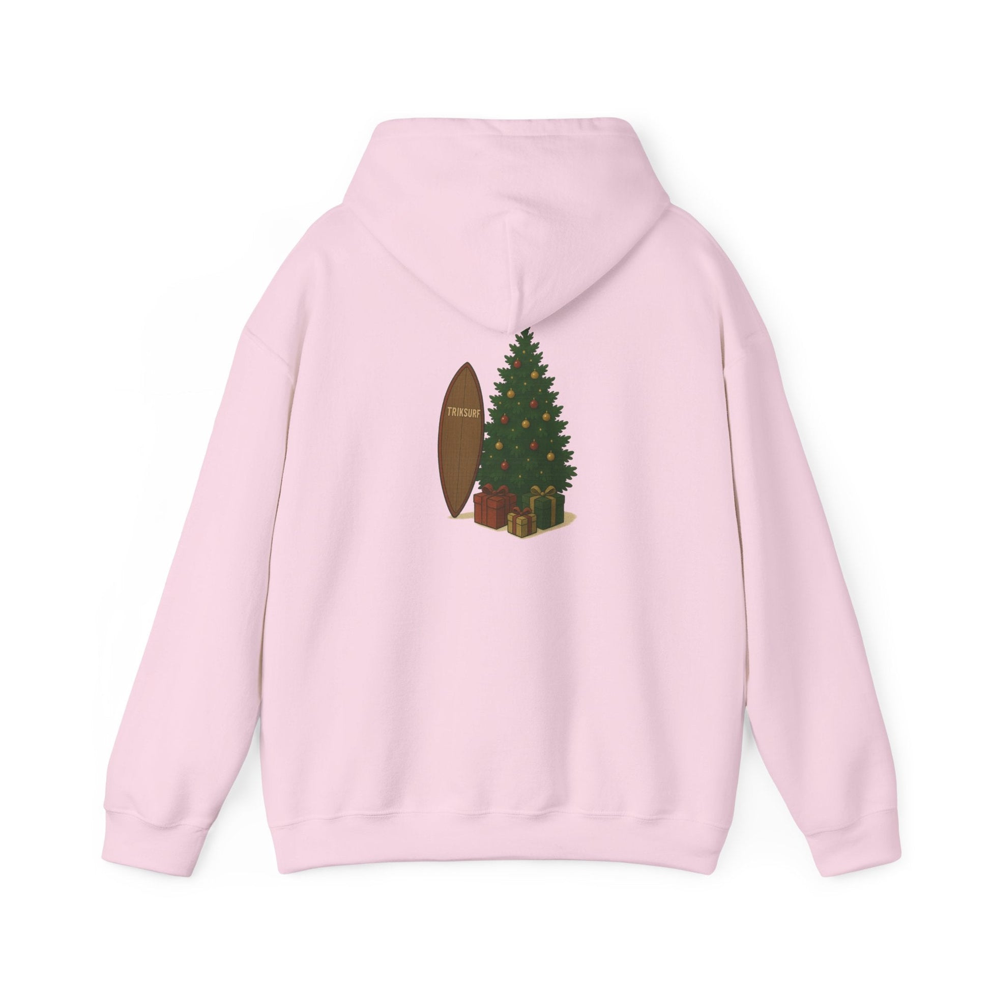 Cozy Holiday Sweatshirt with Christmas Tree Design Printify