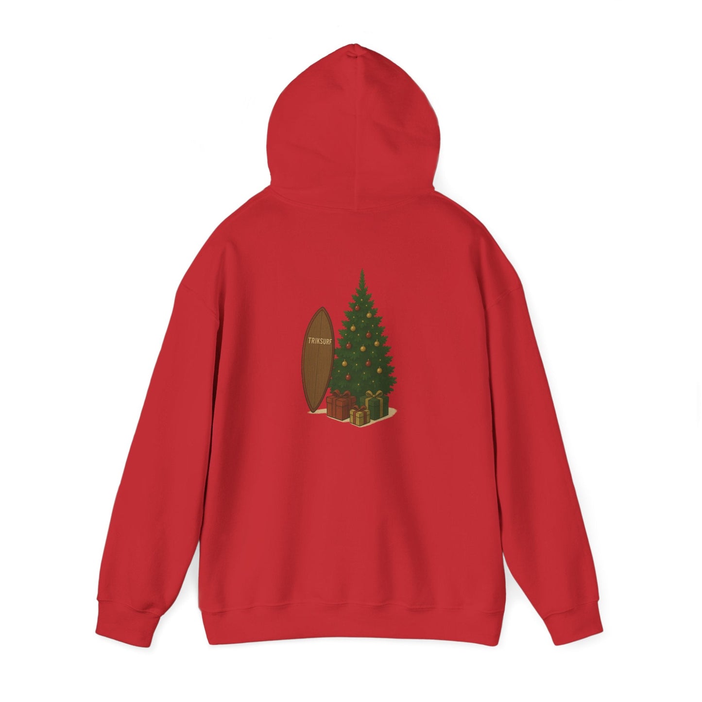 Cozy Holiday Sweatshirt with Christmas Tree Design Printify
