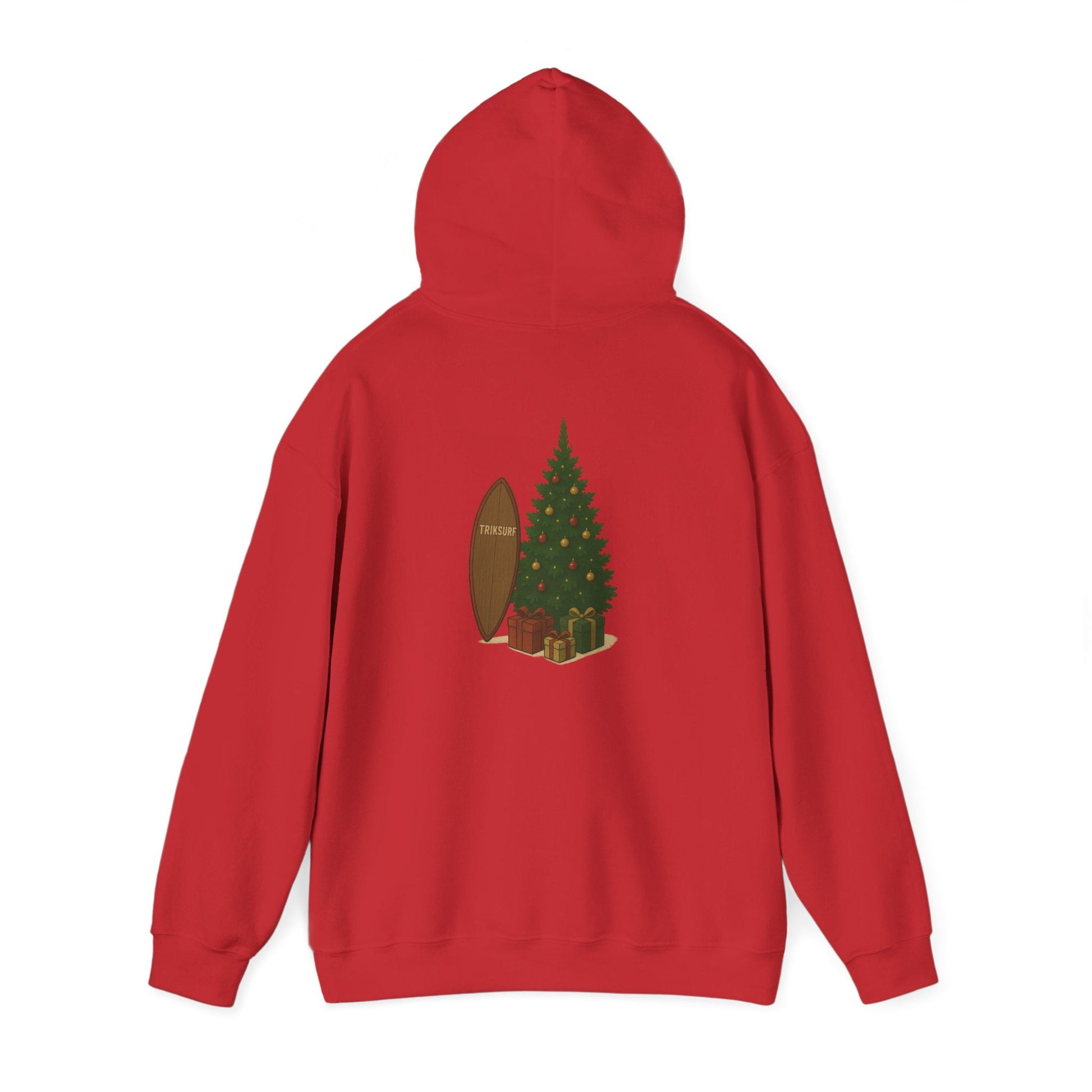 Cozy Holiday Sweatshirt with Christmas Tree Design Printify