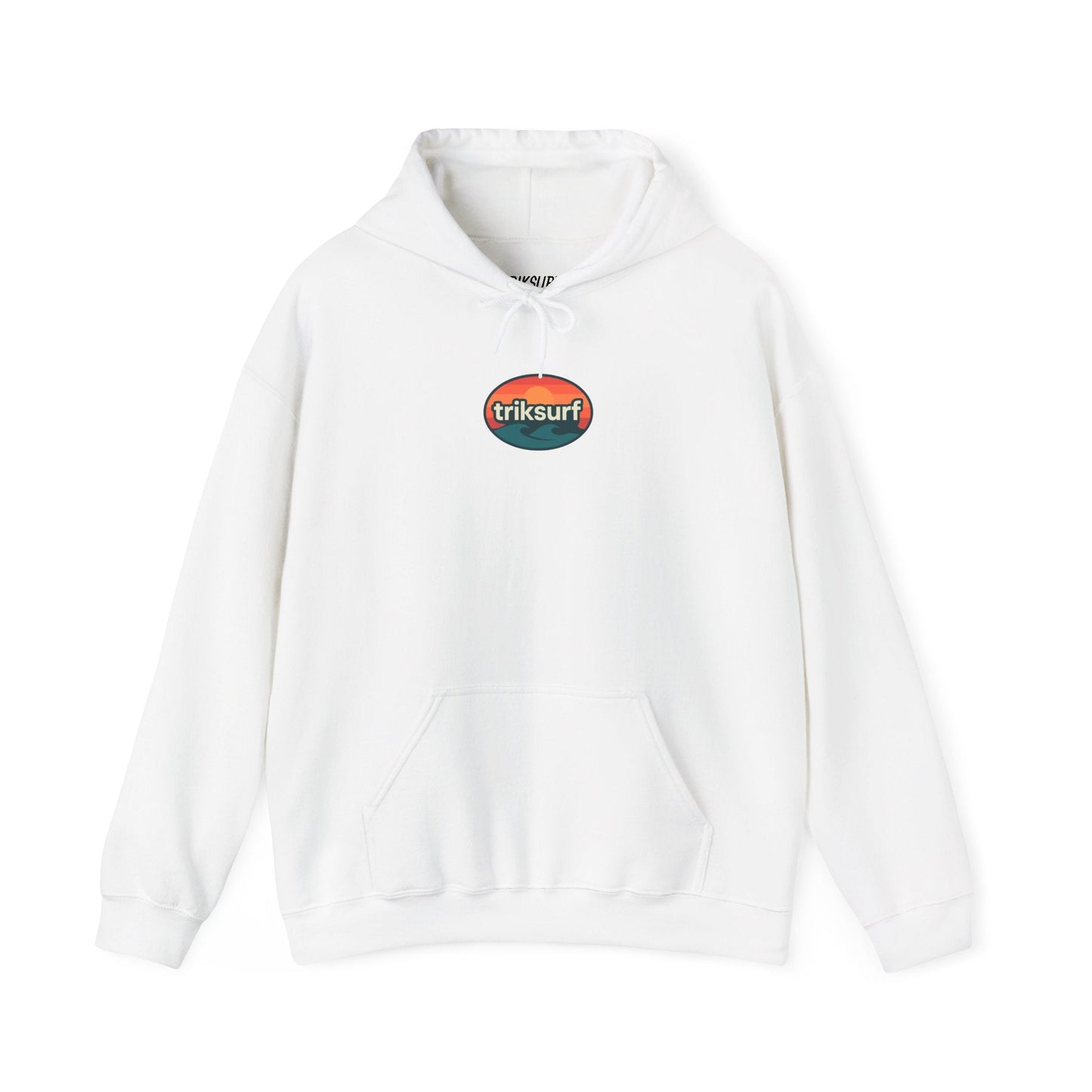 Surf-Inspired Unisex Hooded Sweatshirt, Cozy Beachwear, Summer Essentials, Outdoor Adventure Gear, Gift for Surfers Printify