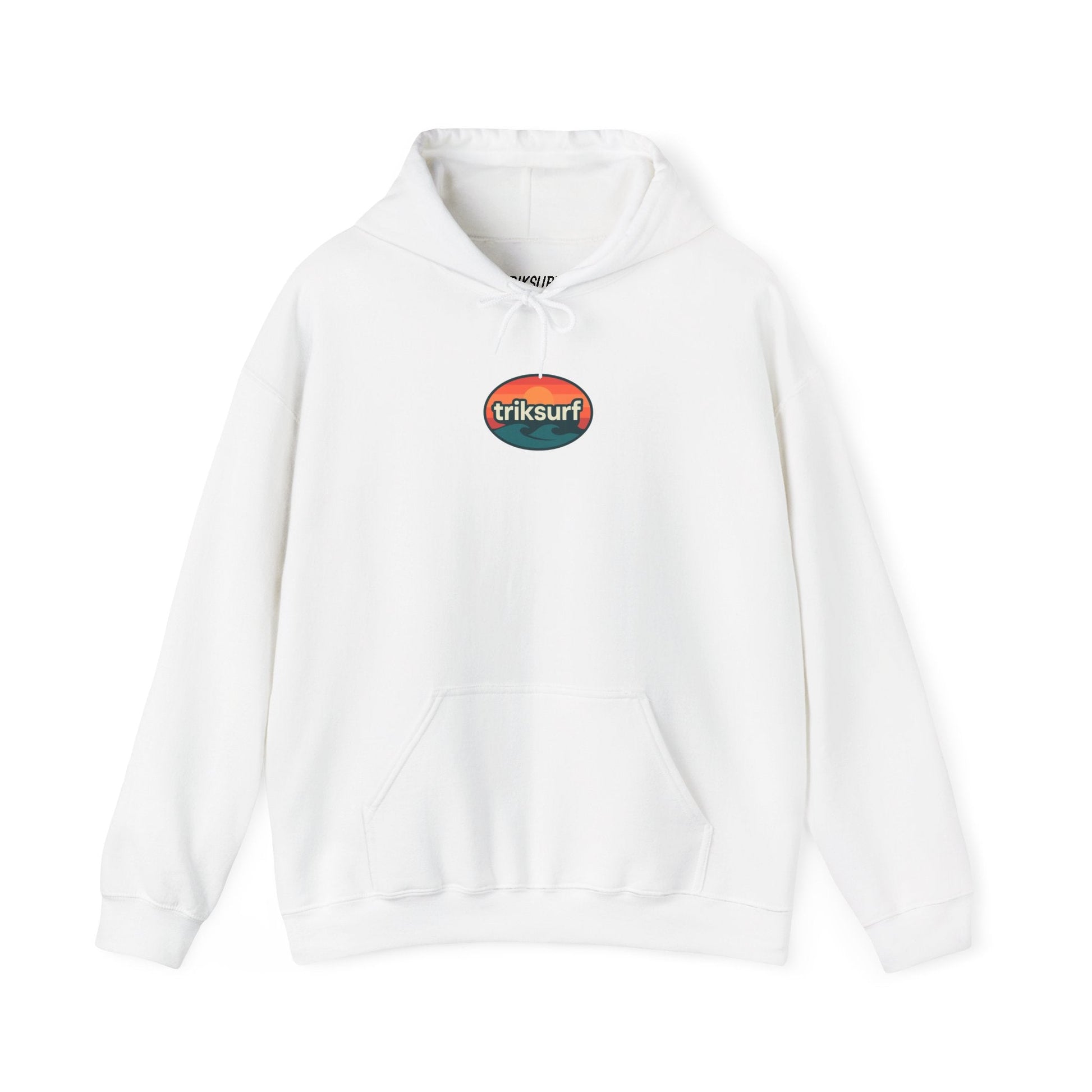 Surf-Inspired Unisex Hooded Sweatshirt, Cozy Beachwear, Summer Essentials, Outdoor Adventure Gear, Gift for Surfers Printify