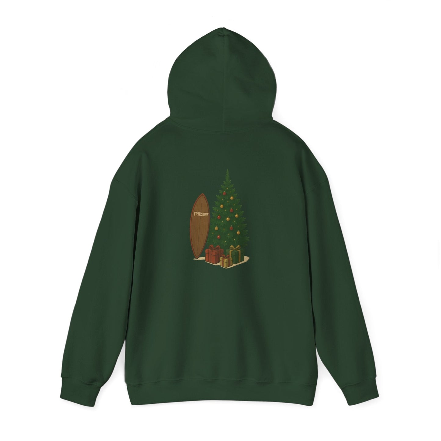 Cozy Holiday Sweatshirt with Christmas Tree Design Printify