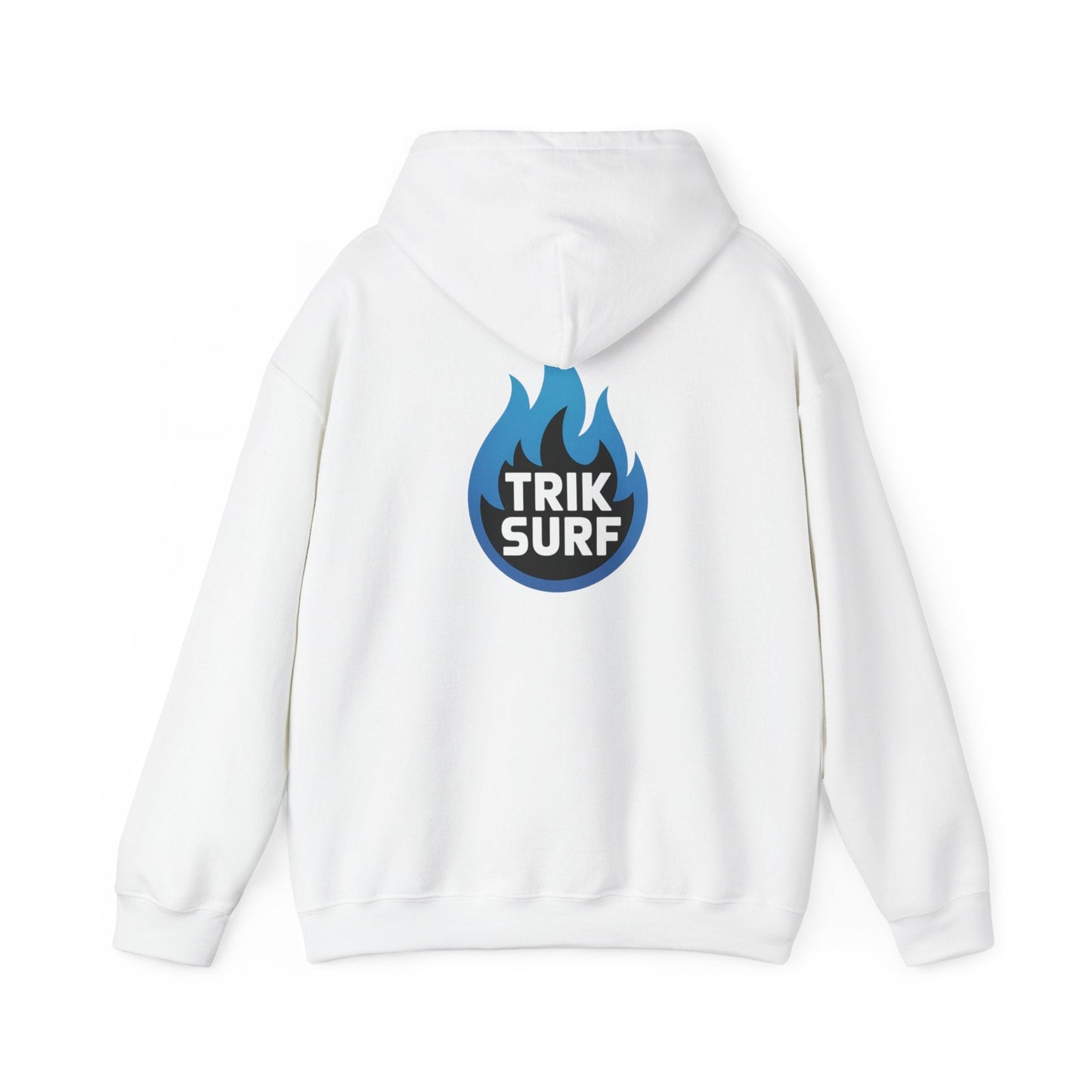 TRIK SURF Hoodie – Unisex Heavy Blend™ | Perfect for Surf Lovers, Casual Wear, Beach Days, Gift for Water Sports Enthusiasts Printify