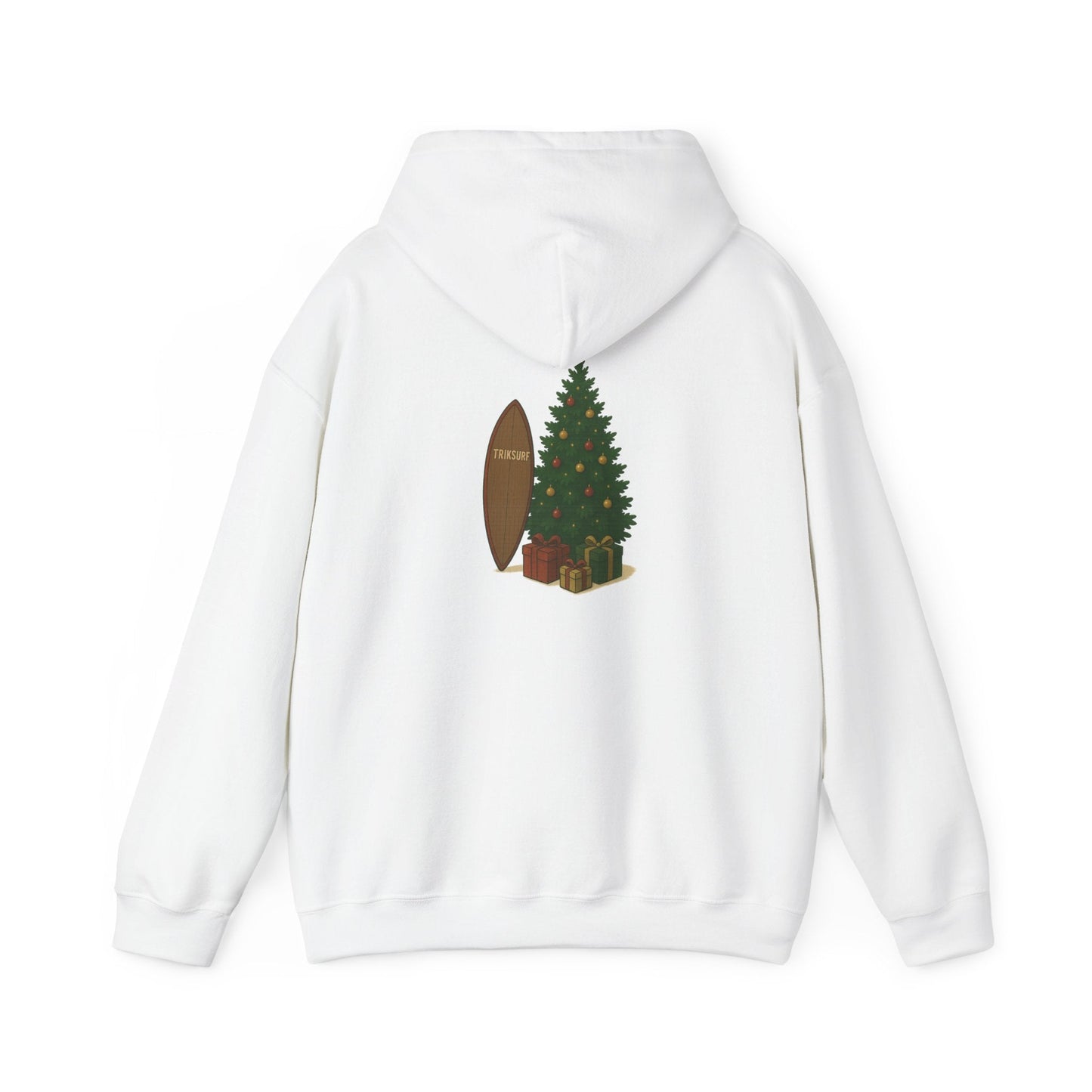 Cozy Holiday Sweatshirt with Christmas Tree Design Printify