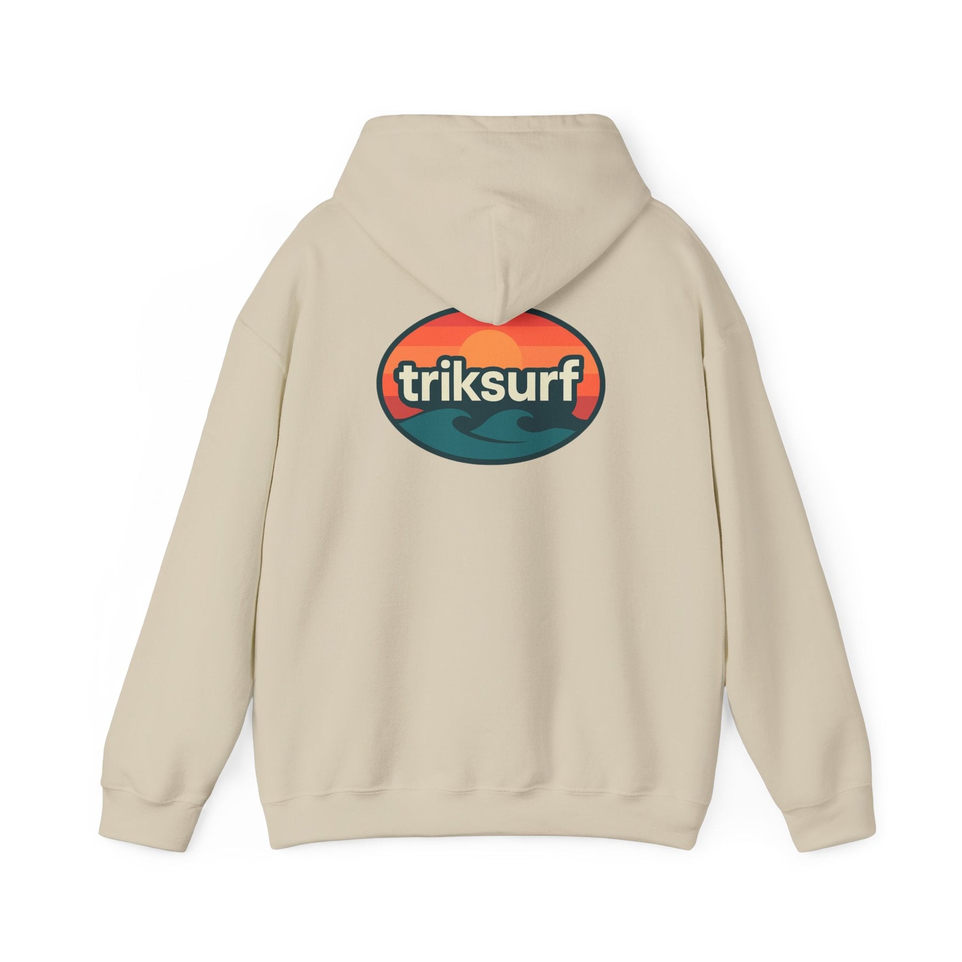 Surf-Inspired Unisex Hooded Sweatshirt, Cozy Beachwear, Summer Essentials, Outdoor Adventure Gear, Gift for Surfers Printify